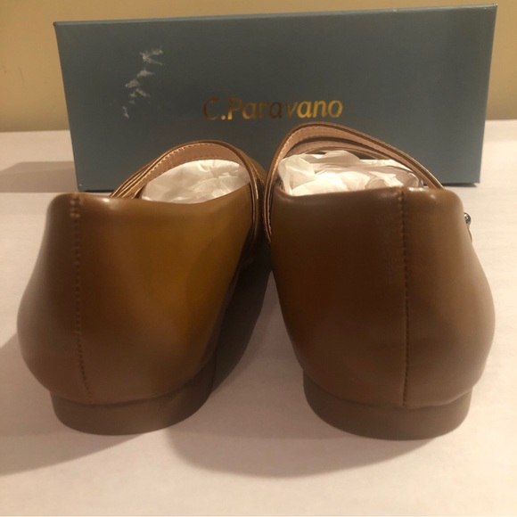 C.Paravano Women's Size 9 EU 39.5 Mary Jane Flats | Square Toe Ballet Flats - Picture 10 of 16